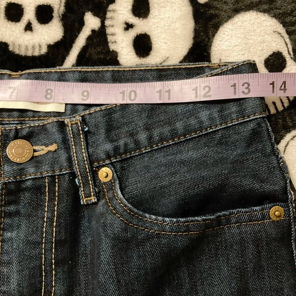 Levi's 511 Slim fit dark wash women's jeans ~ 27W 27L XS SMALL blue denim pants - Picture 9 of 14